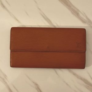 EUC LV ORANGE WALLET
